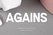 Again  Modern Sans Serif Font, a Sans Serif Font by Perfectype (Thumbnail 1 of 5)