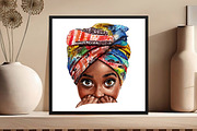 Peeking Black Girls Sublimation PNG, an Illustration by DreamCafeArt (Thumbnail 5 of 5)