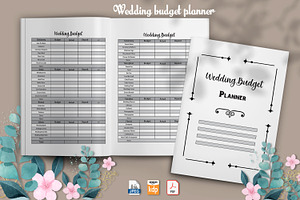 Wedding Budget Planner- KDP Interior