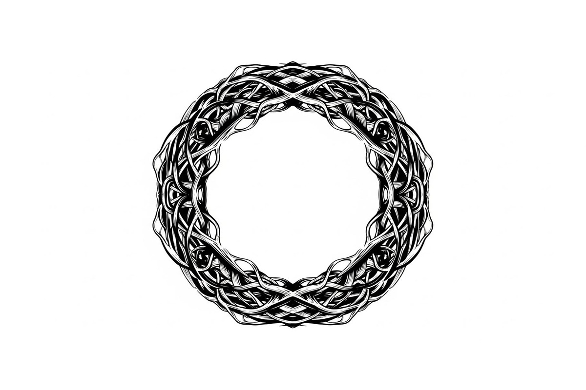 Hand Drawn Wreath Frame Bundle, an Illustration by yasushie (Photo 43 of 51)