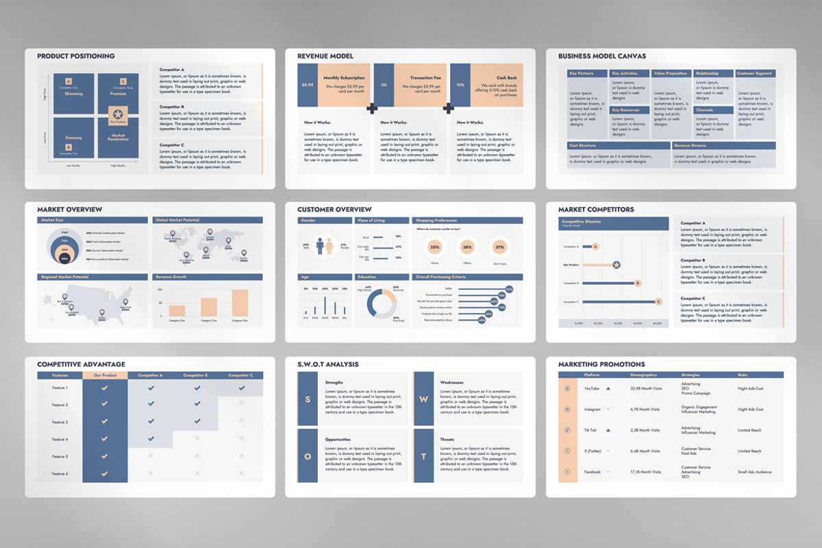 Pitch Deck Presentation Template, a Presentation Template by JetzTemplates (Photo 3 of 5)