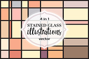 STAINED GLASS Illustrations, a Texture Graphic by ekaart (Thumbnail 4 of 5)