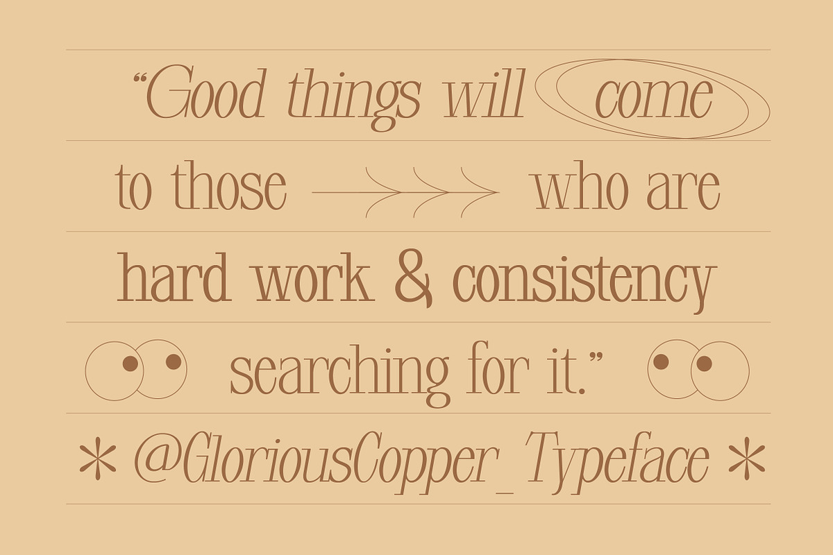 Glorious Copper Family, a Serif Font by Lettertype Studio (Photo 5 of 20)