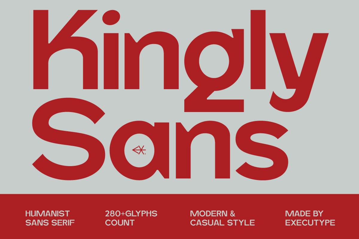 Kingly Sans, a Sans Serif Font by executypeStudio (Photo 1 of 14)