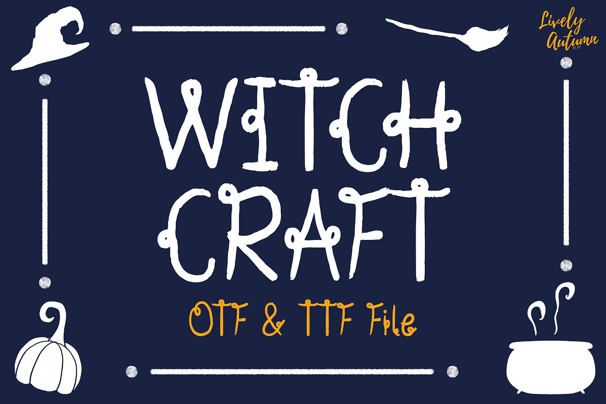 Witchcraft | Handwriting font, a Handwritten Font by LivelyAutumn11.11 (Photo 1 of 4)