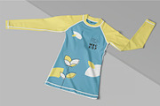 Unisex Raglan Tshirt Mockups, a Shirt Mockup by megostudi0 (Thumbnail 4 of 7)