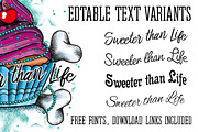 Cupcake Tattoo Style Vector, an Illustration by BAD TASTE (Thumbnail 4 of 4)