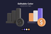 Finance 3D Icons, a Work Illustration by Ekata Studio (Thumbnail 3 of 7)