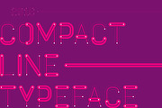 Compact Line Typeface, a Sans Serif Font by Neo-Neon Studio (Thumbnail 1 of 14)