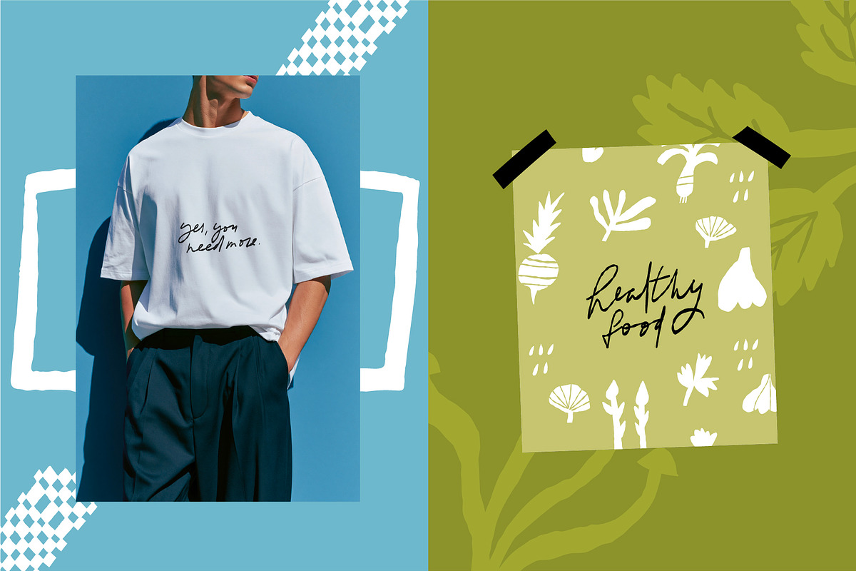 FARMERS MARKET | HAND DRAWN SHAPES, a Food Illustration by Favete Art (Photo 16 of 23)