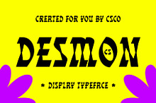CS Desmon – Reverse Contrast Font