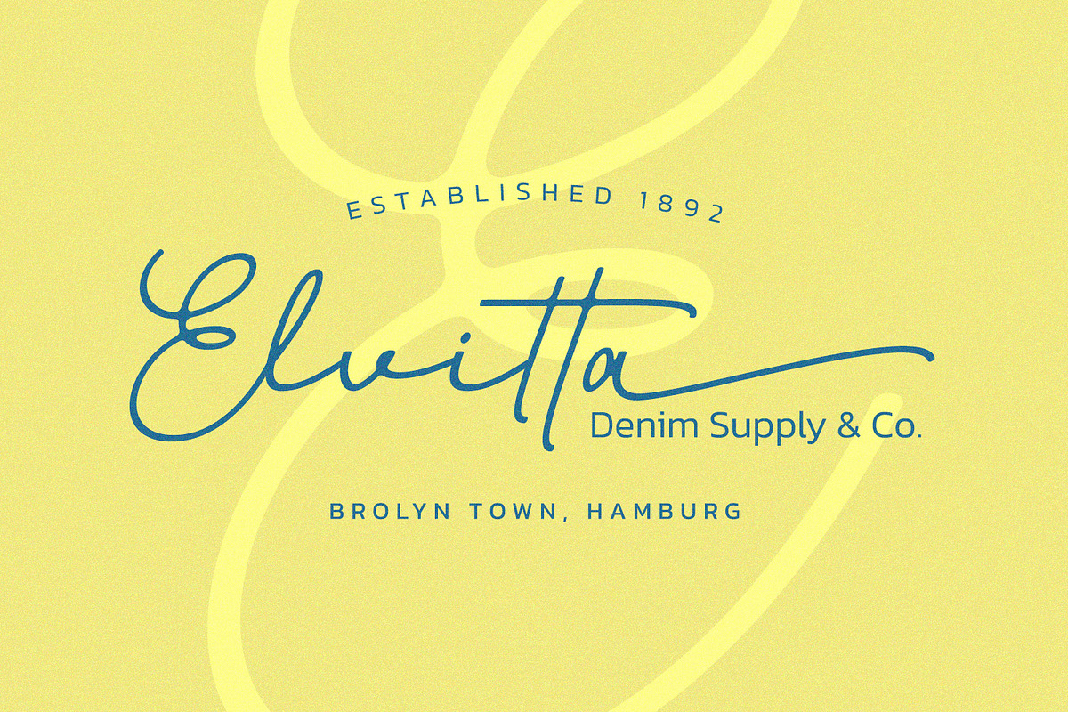Billstone Signature, a Script Font by din-studio.com (Photo 3 of 10)
