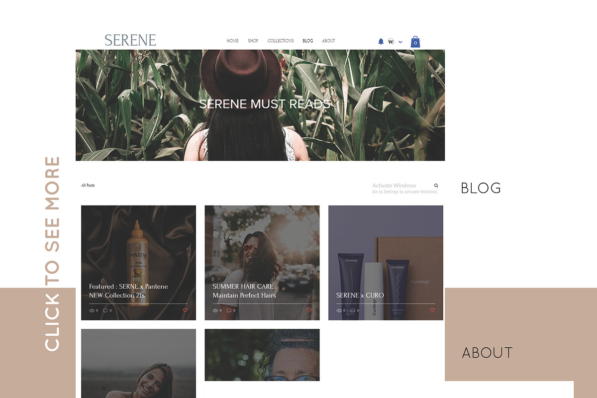 Ecom Wix Studio Template | SERENE, a Wix Template by Design Unique (Photo 3 of 8)