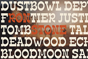 Buffalo Range - Slab Serif Font, a Slab Serif Font by HipFonts (Thumbnail 6 of 10)