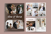 Modern Minimalist Wedding Photobook, a Magazine Template by twinstd (Thumbnail 4 of 6)