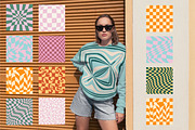 Groovy Trippy Grid Patterns, a Pattern Graphic by Michiru13 (Thumbnail 7 of 23)