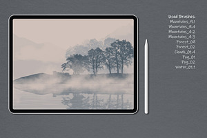 Photoshop Landscape Stamp Brushes