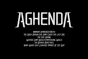 Aghenda Font, a Sans Serif Font by albert_kalingga (Thumbnail 2 of 5)