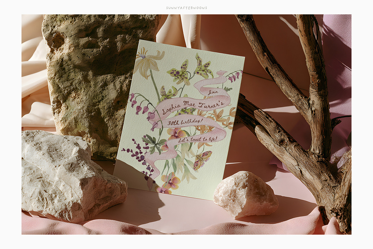 Autumn Whimsy Handpainted Florals, a Seasonal Illustration by SunnyAfternoons (Photo 13 of 23)