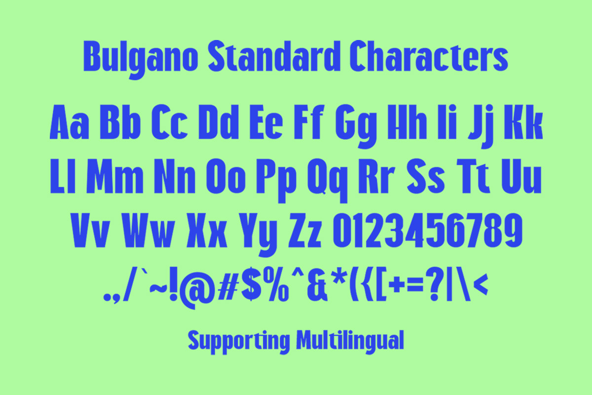 Bulgano - Condensed Display Font, a Sans Serif Font by Letterhend Studio (Photo 5 of 9)