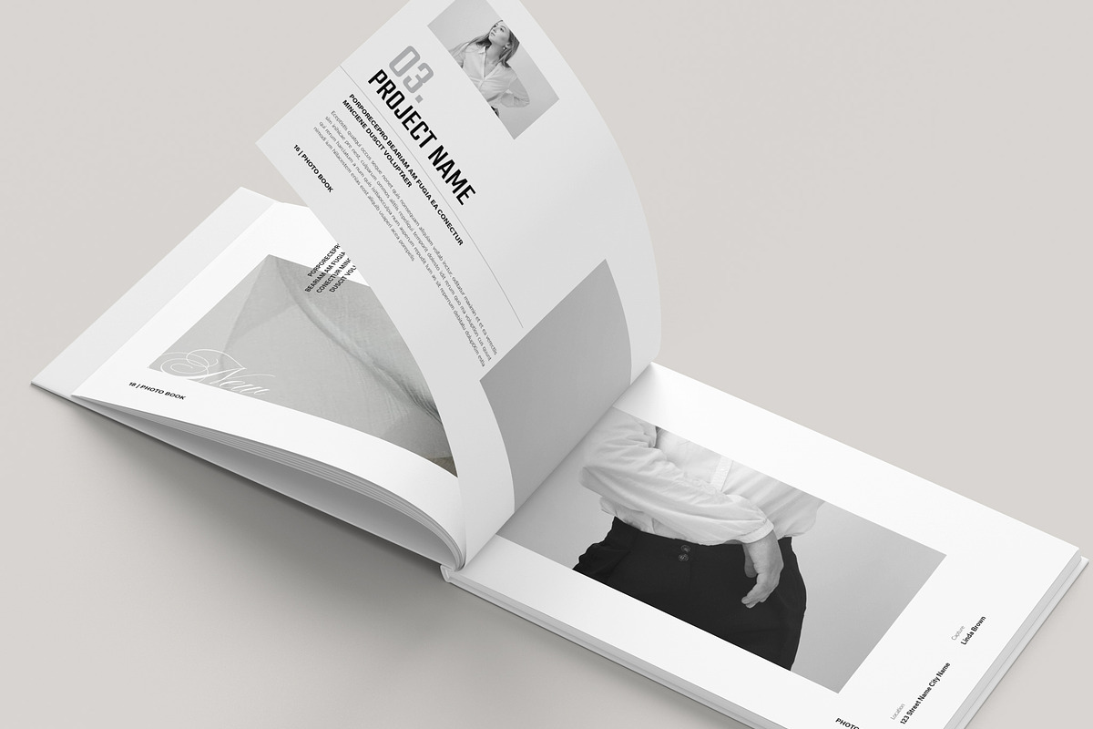 Minimalist Photo Book Landscape, a Brochure Template by NorthPeak (Photo 7 of 18)