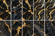 Black Gold Marble Seamless Textures, a Texture Graphic by BrushstrokeArtGB (Thumbnail 10 of 12)