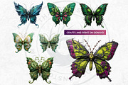 Fantasy Elemental Butterfly Cliparts, an Animal Illustration by ThatsDesignArt (Thumbnail 4 of 10)