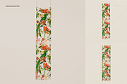 Crepe de Chine Silk Scarf Mockup Set, a Mask Mockup by creatsy5 (Thumbnail 4 of 8)