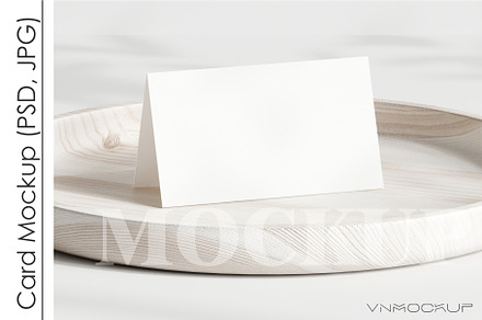 Place Card PSD JPG, a Print Template by VNmockup