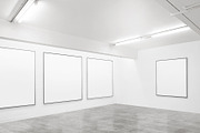 Gallery Exhibition Mockup - 02, a Print Template by Formelier (Thumbnail 3 of 4)