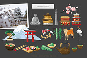Japan symbols, patterns, map, an Object Graphic by yttadesign (Thumbnail 4 of 17)