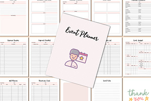 Editable Event Planner For Canva