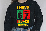 Crochet 6 7 Black History Month PNG, an Illustration by Canvas Craft (Thumbnail 4 of 6)