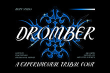 Dromber - Experimental Tribal Font