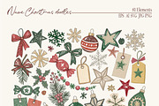 New Year Vector Graphics, an Object Graphic by Collection by VY (Thumbnail 2 of 10)