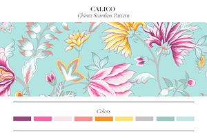 Calico, A Seamless Chintz Pattern