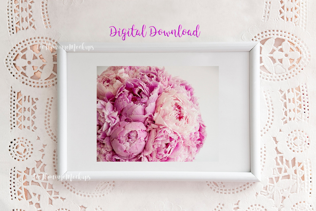 white horizontal frame mockup 11x17, a Print Template by Leo Flo Mockups (Photo 2 of 5)