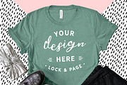 Bella Canvas 3001 Graphic Mockups, a Shirt Mockup by lock and page (Thumbnail 39 of 65)