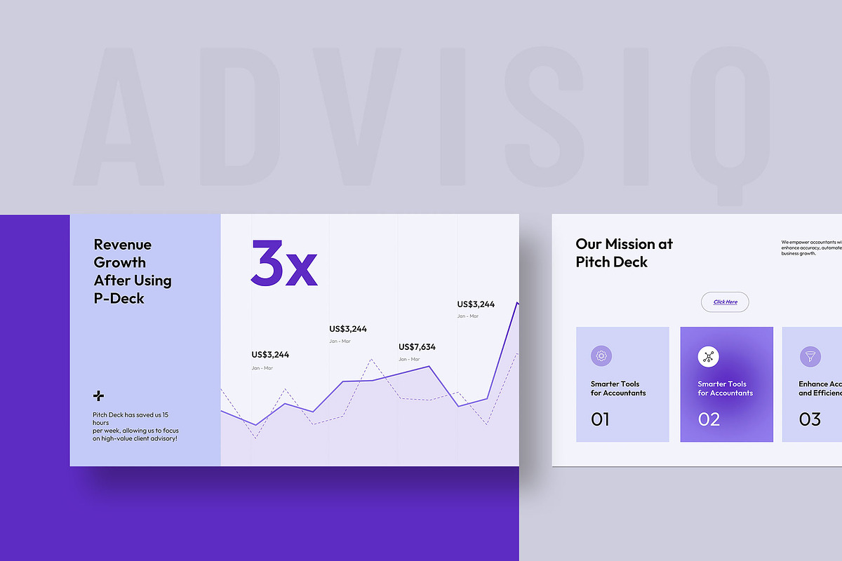 Accounting Advisory Pitch deck, a Presentation Template by KreateTribe (Photo 9 of 11)
