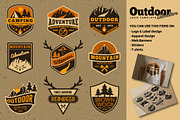 Outdoor Adventure Logo Templates, a Branding & Logo Template by Raftel (Thumbnail 1 of 3)