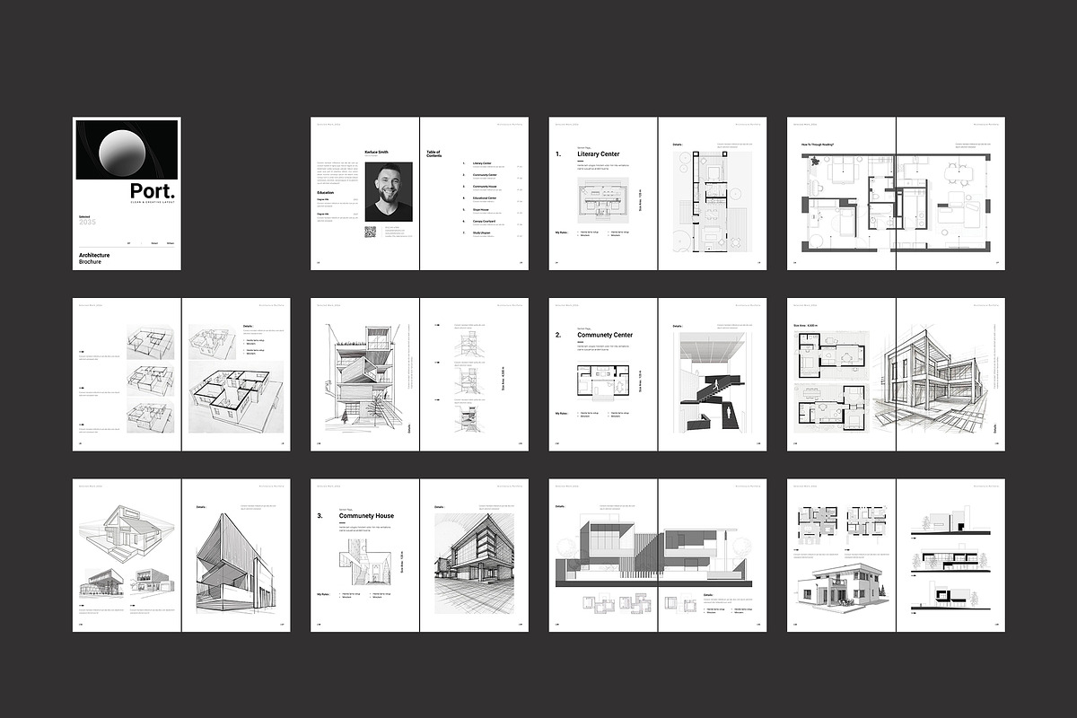 Architecture Portfolio Template, a Brochure Template by StyleArt (Photo 22 of 24)
