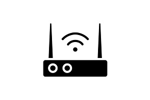Internet black glyph icon, an Icon by IMG Visuals