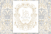 Royal Wedding Crest Watercolor Set, a Decorative Illustration by WonderWonder (Thumbnail 1 of 7)