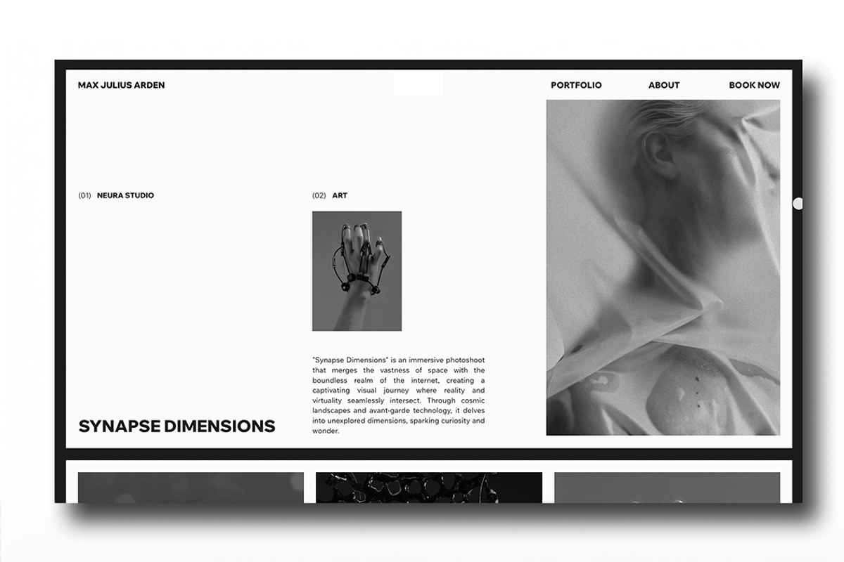 Creative Portfolio Template – Modern, a Wix Template by pixlspace (Photo 2 of 8)