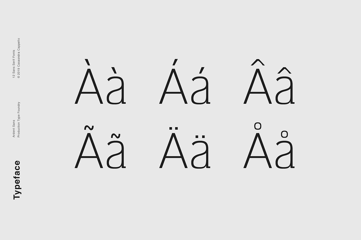 Ardent Sans - Modern Font Family, a Sans Serif Font by Cassandra Cappello (Photo 4 of 5)