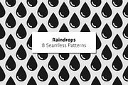 Raindrops - 8 Seamless Patterns, a Pattern Graphic by Tustan (Thumbnail 1 of 3)
