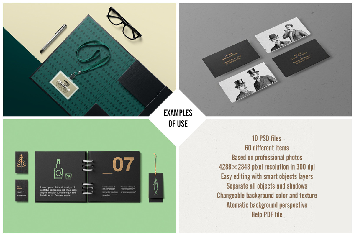 Corporate Stationery / Mock-Up, a Mockup by forgraphic™ (Photo 5 of 5)