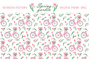 Pink tulips watercolor set. Flowers, an Illustration by SabinaWatercolorArt (Thumbnail 14 of 14)