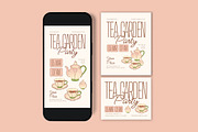 Tea Garden Party Flyer, a Flyer Template by graphicook (Thumbnail 3 of 3)