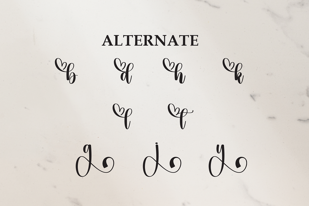 Maybie | Script Font, a Handwritten Font by Scratchones (Photo 8 of 9)